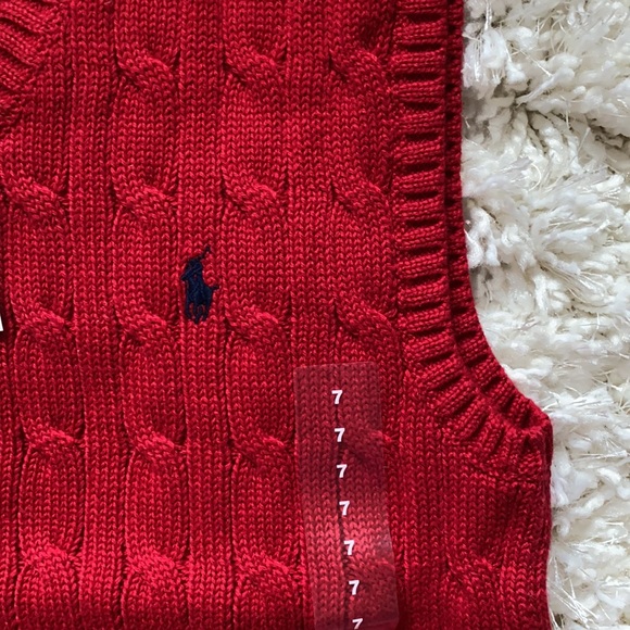 Polo Cable Knit Vest - NWT - Picture 3 of 3